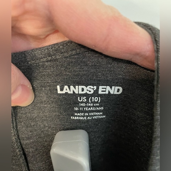 Lands end Gray Short Sleeve Dress size 10‎ - Picture 5 of 8